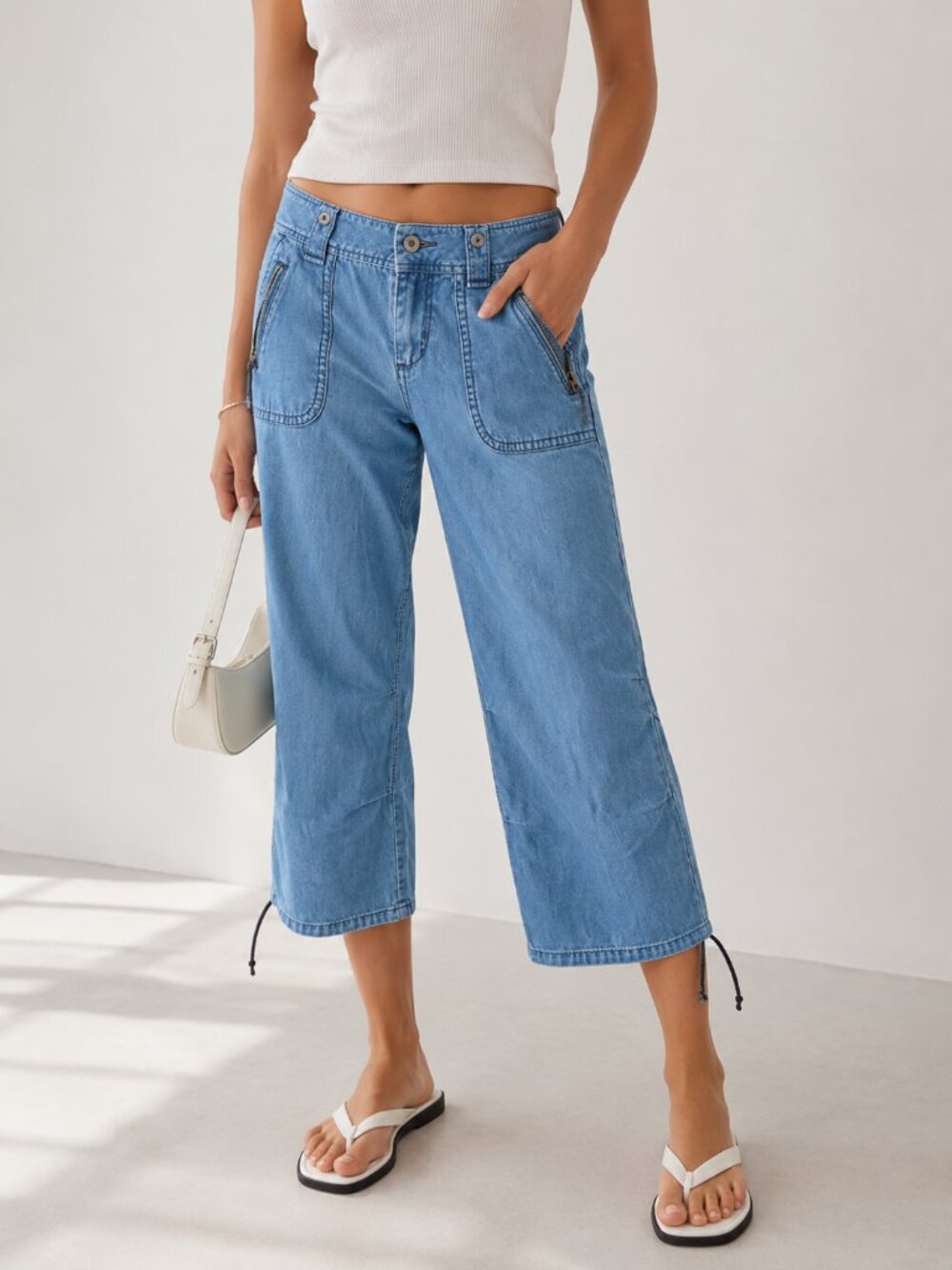 🖤3/$20 GAP Vintage Drawstring Jean Capris